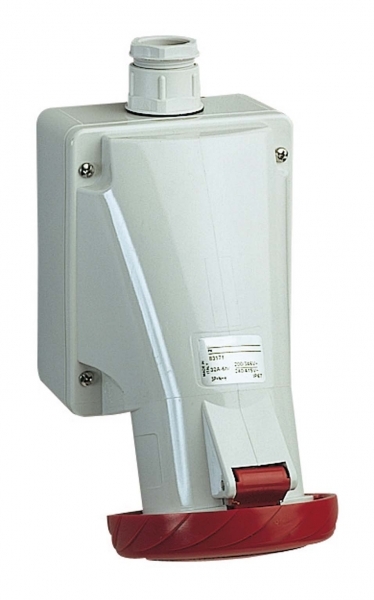 НАСТЕН РОЗЕТКА ВИНТ 16А 3P+N+E IP67 380В