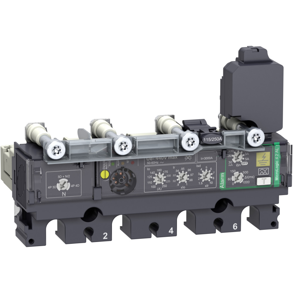 РАСЦЕПИТЕЛЬ NSX160 AC 4П4Т 160A M.4.2AL 