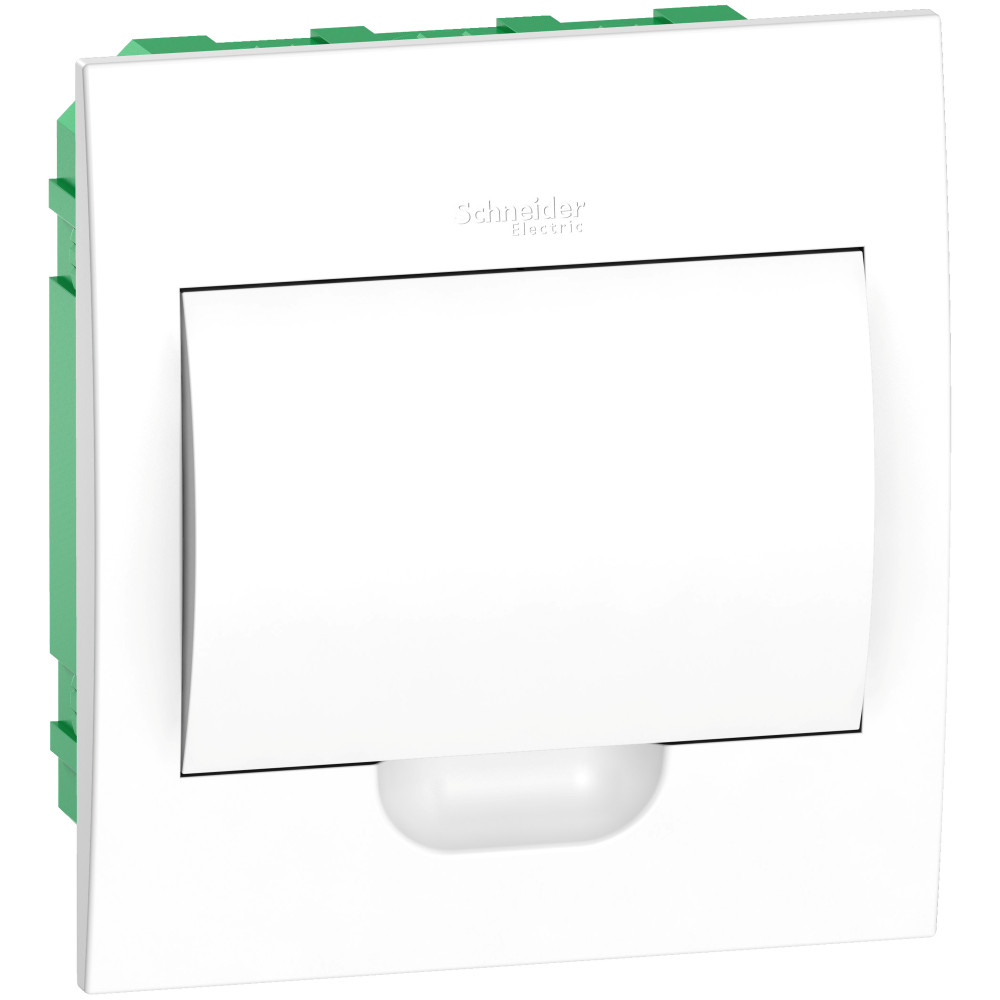 City9 Box корпус встраиваемый с белой дв. 1ряд/8мод