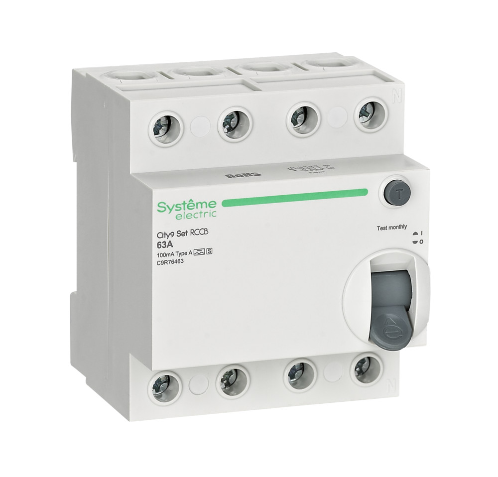 City9 Set ВДТ 63А 4P 100мА A-S 400В