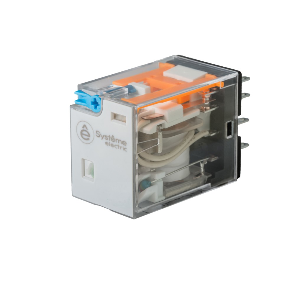 Реле 6A 4CO 110VDC тест кнопка LED