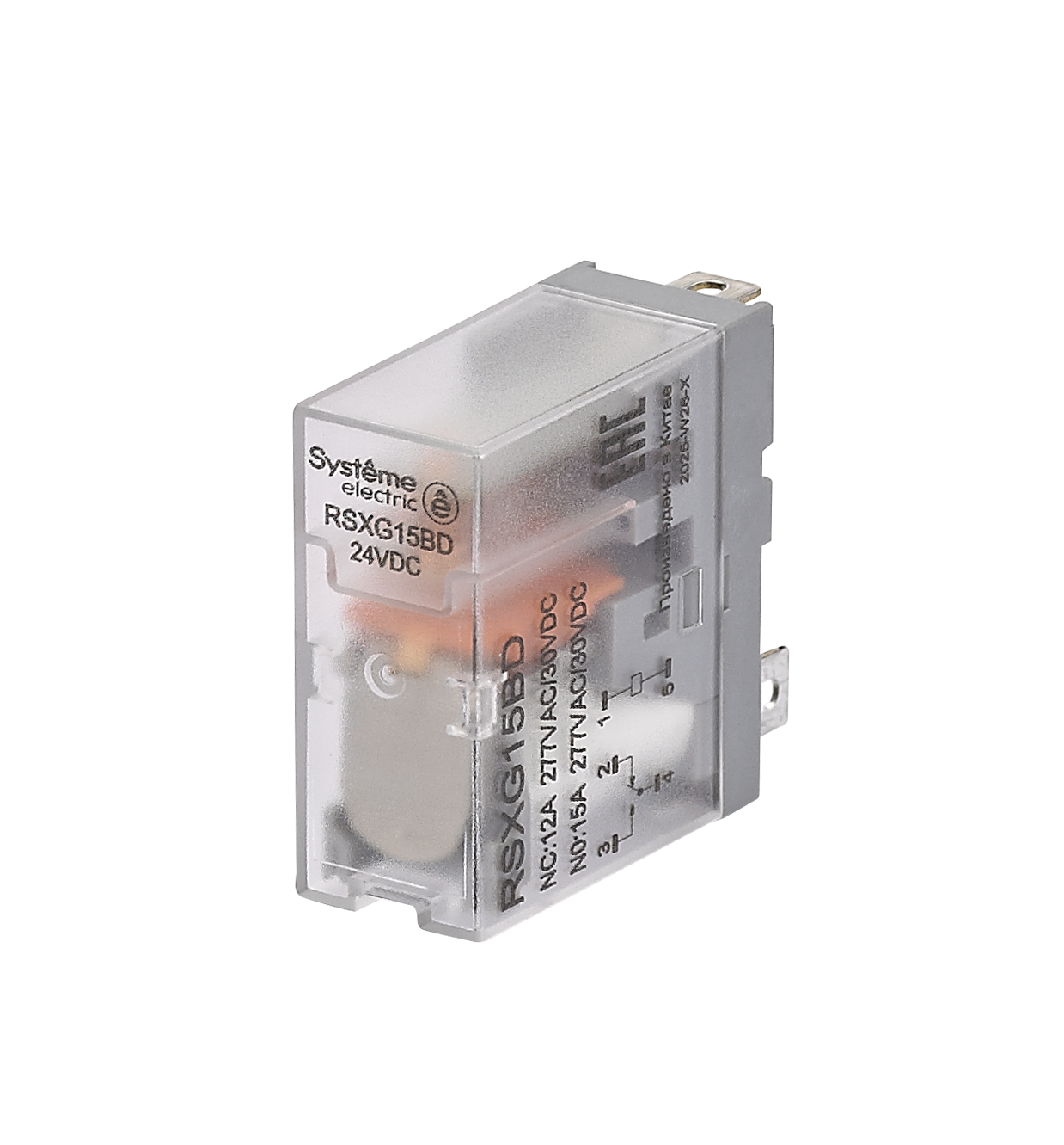 Реле 12A 1CO 24VDC