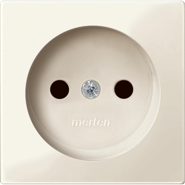 MERTEN ЦЕНТР.ПЛАТА д/мех-ма розетки б/заземляющего контакта, БЕЖЕВЫЙ, SM