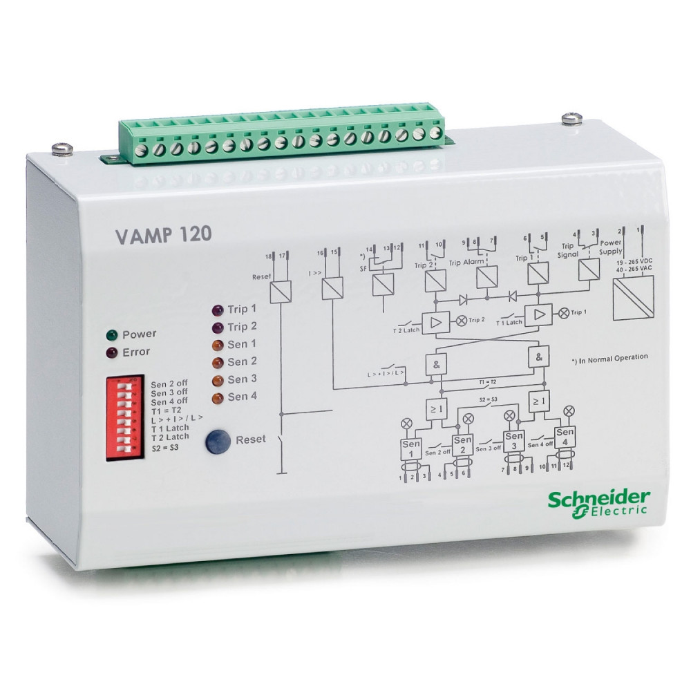VAMP120, подключение 4 датчиков