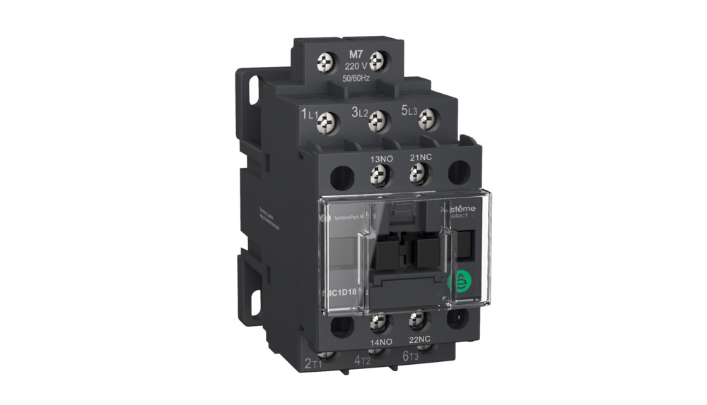 КОНТАКТОР MC1D 3P 18A НО+НЗ 220V 50/60ГЦ