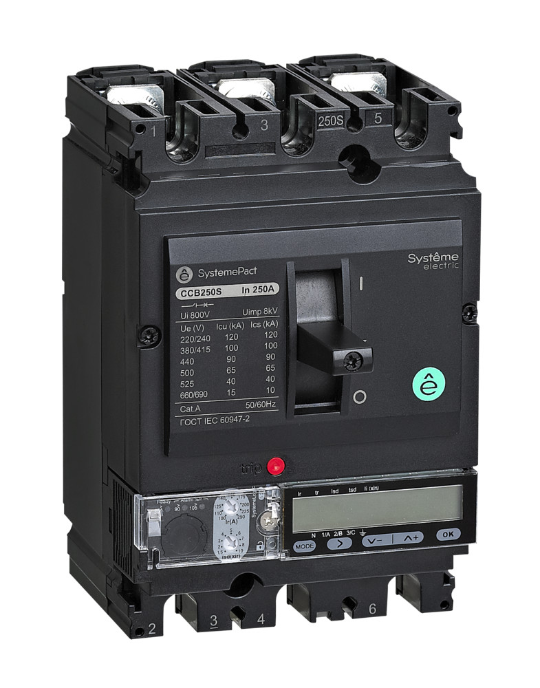 АВТ.ВЫКЛ SYSTEMEPACT CCB160 100KA 3P3D S5.2E 160A