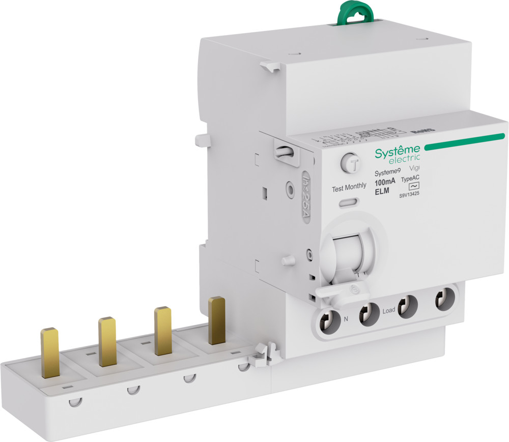 Systeme9 Блок диф. тока (БДТ) 25A 4P 100мА Тип-AC 400В