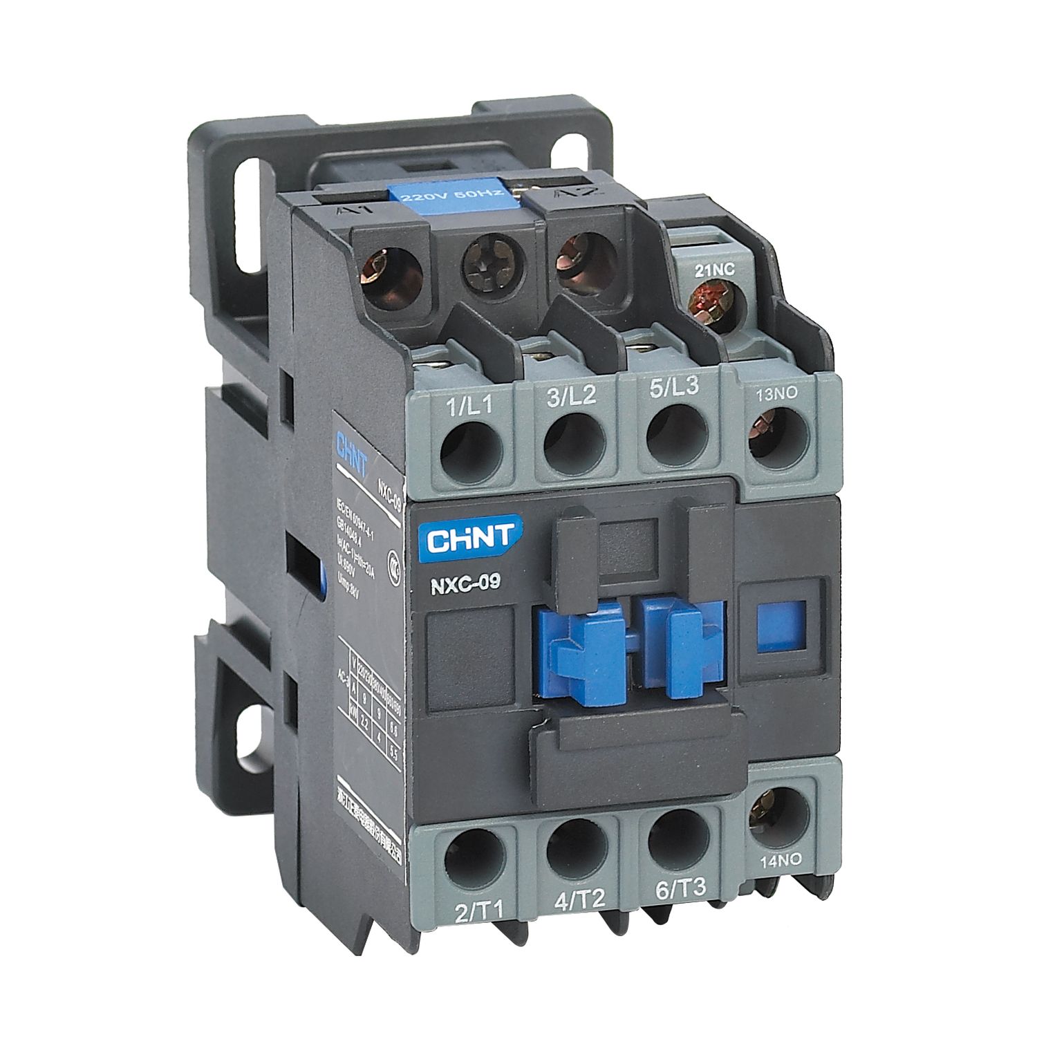 Контактор NXC-09 3P 9А AC380B (50Гц) 1НО+1НЗ (R)