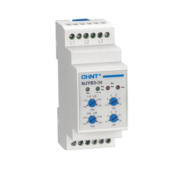 Реле контроля фаз NJYB3-8 AC415В (R)