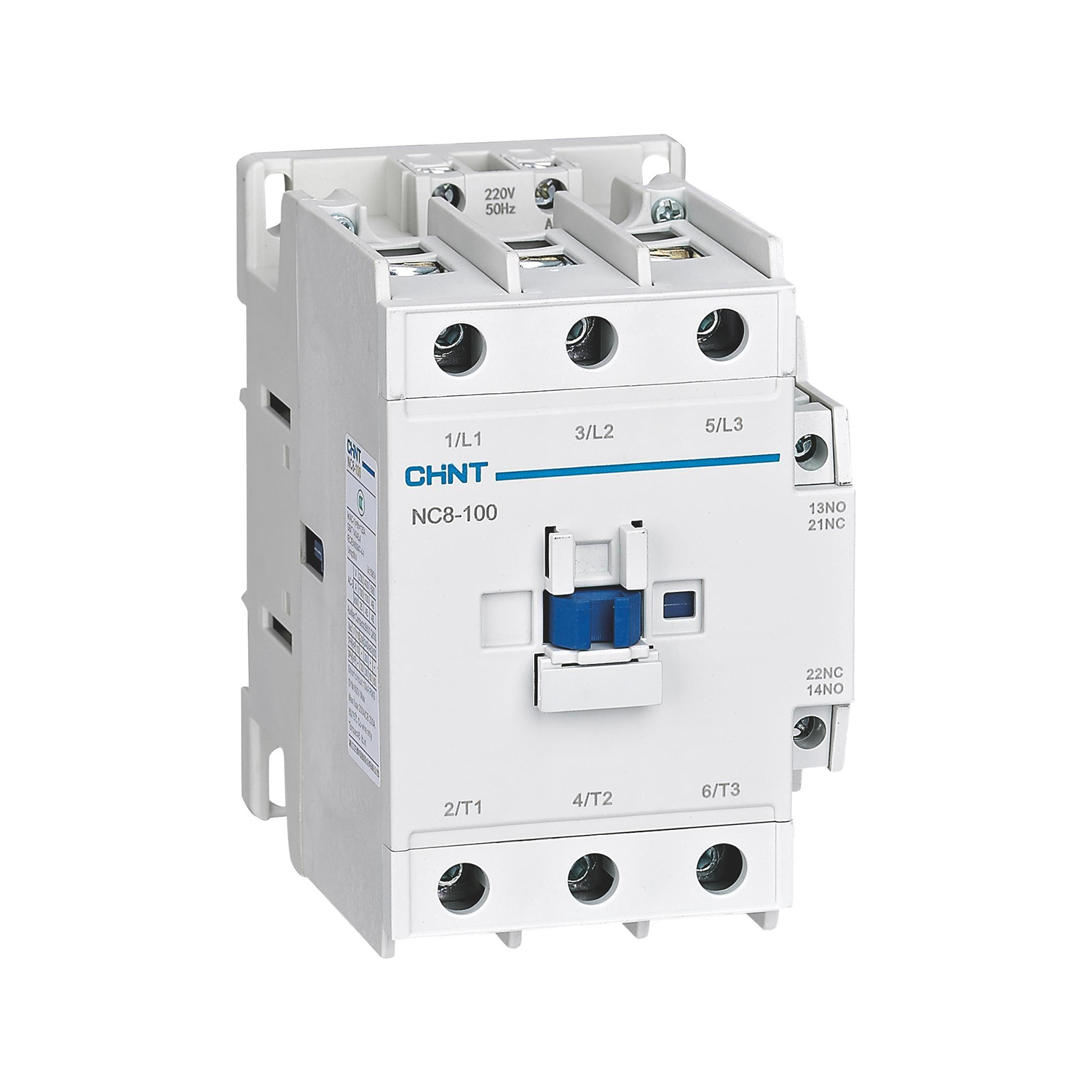 Контактор NC8-100/W 3P 100А AC/DC (100~250В) 1НО+1НЗ (R)