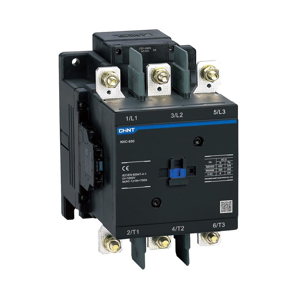 Контактор NXC-630 3P 630А AC/DC380-415B (50Гц) 2НО+2НЗ (R)