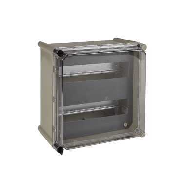 7035 ИНДИКАТОРНАЯ КОРОБКА PLS ПРОЗРАЧНАЯ 180X270X180 С ШАССИ 12 МОДУЛЕЙ